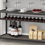 Industrial Wine Rack and Bar Storage