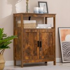 Rustic Brown Adjustable Sideboard