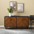 Fishbone pattern Modern Rustic Charm Sideboard