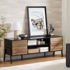 Modern Industrial TV Stand