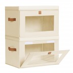 Large capacity visual fabric storage box