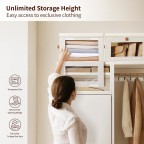 Large capacity visual fabric storage box