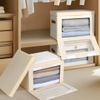 Large capacity visual fabric storage box