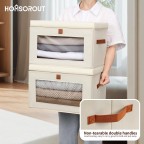 Large capacity visual fabric storage box