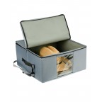 Fabric Storage Box with Clear Window and Lid