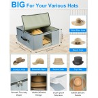 Fabric Storage Box with Clear Window and Lid