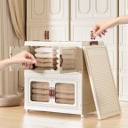 Retro double door storage box