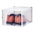Clear Shoe Storage Box with Front Door