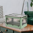 Fresh green transparent storage box