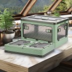 Fresh green transparent storage box